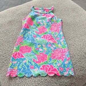 Lilly Pulitzer Pink and Blue Floral Dress size 14